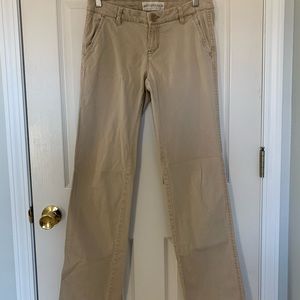 Aeropostale Bootcut Khaki Trousers/Chinos